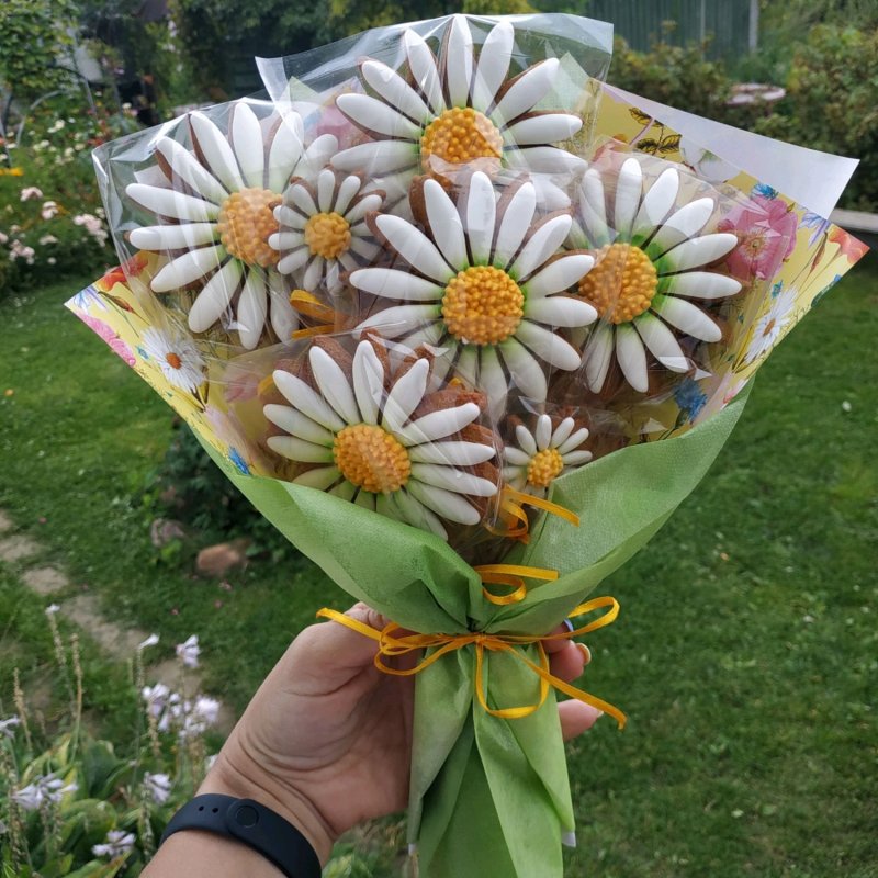Букет из имбирных пряников