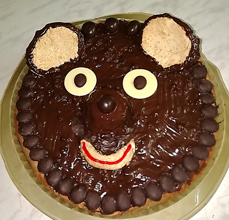 Торт с «мишкой»