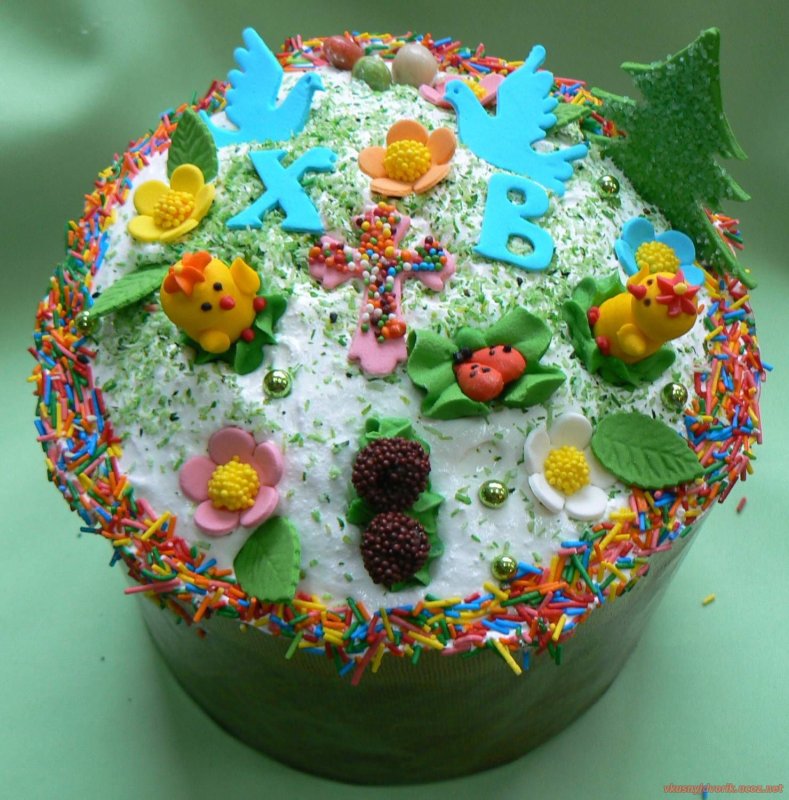 Композиция из куличей