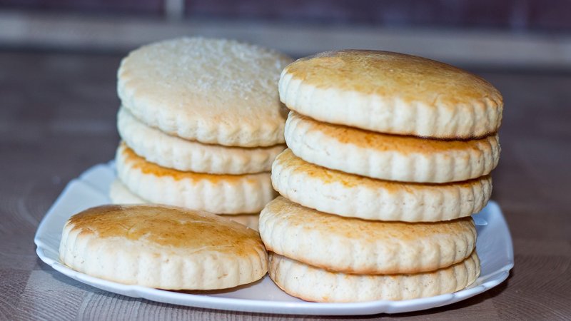 Молочные коржики