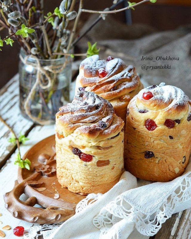 Кулич КРАФФИН С миндалем