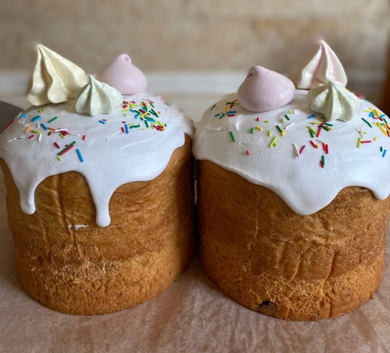 Кулич цветы яблони