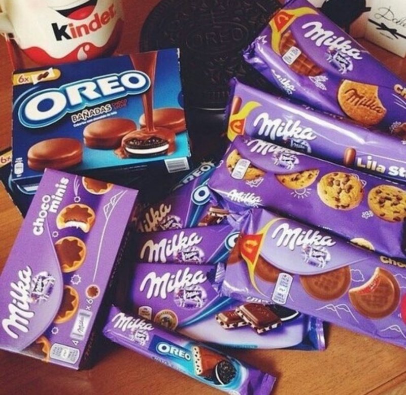 Milka много шоколада
