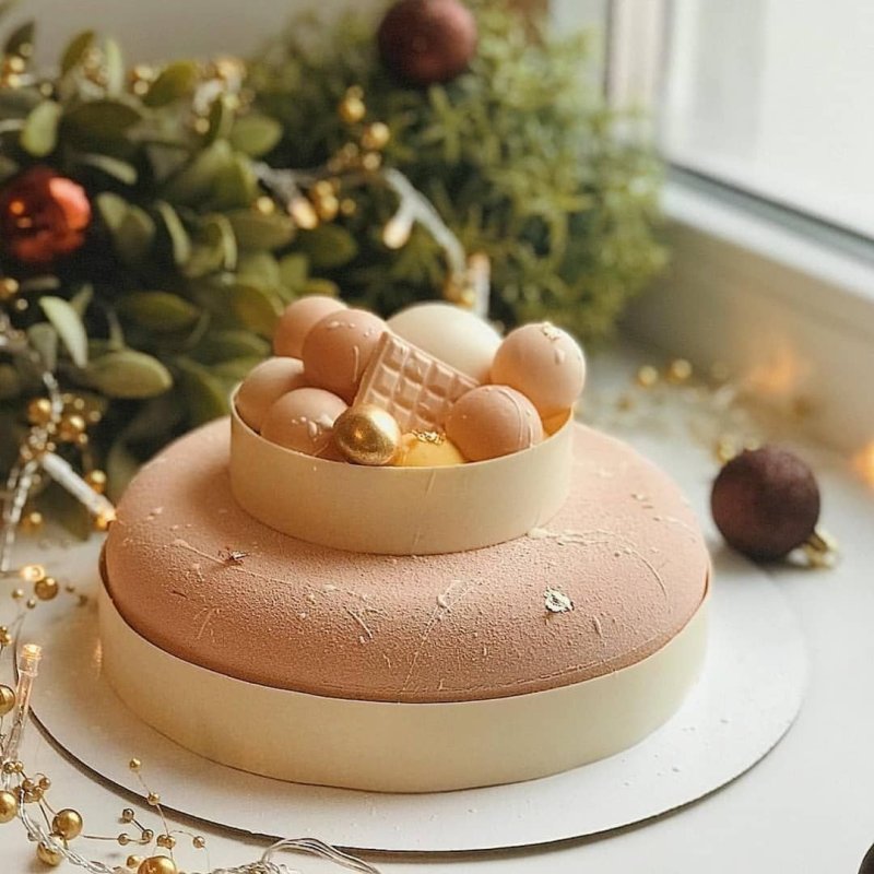 Муссовый торт с велюром