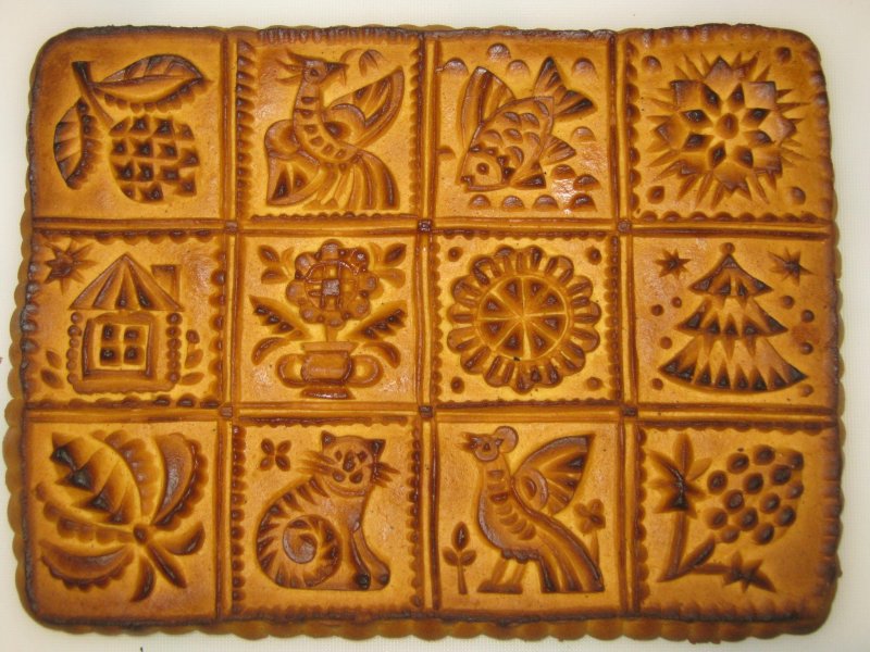 Пряники листочки