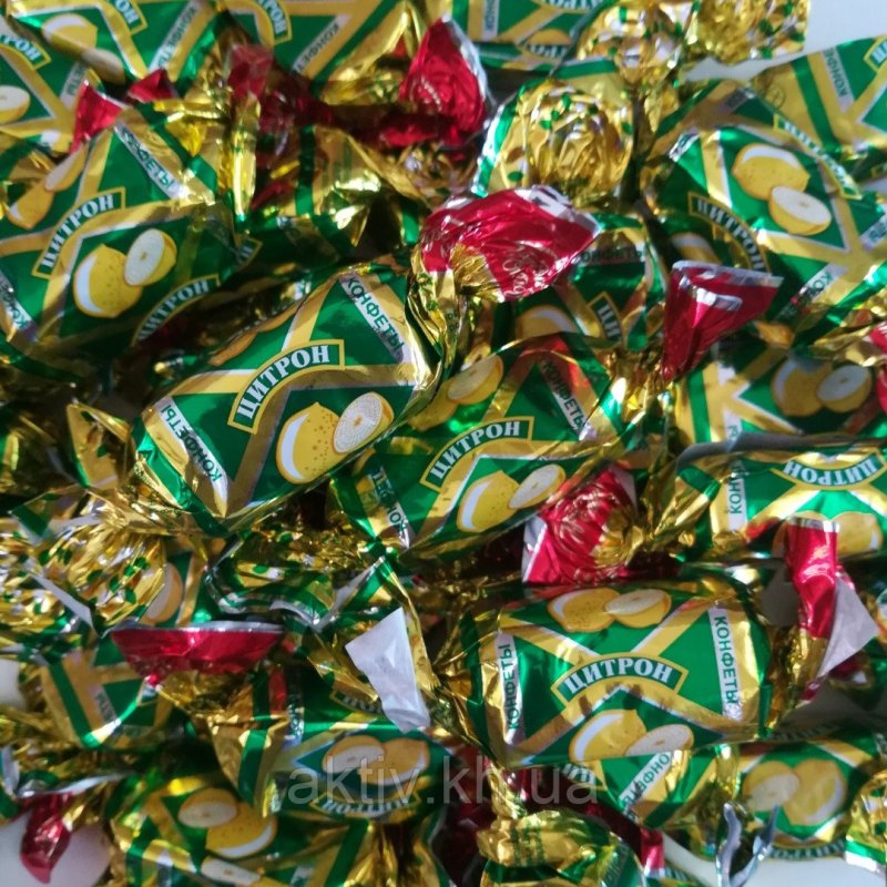 Конфеты юбилейные красный