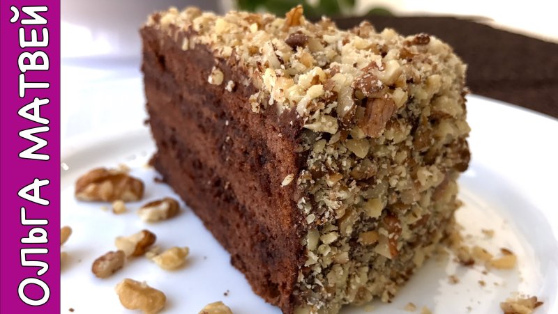Украсить торт грецкими орехами