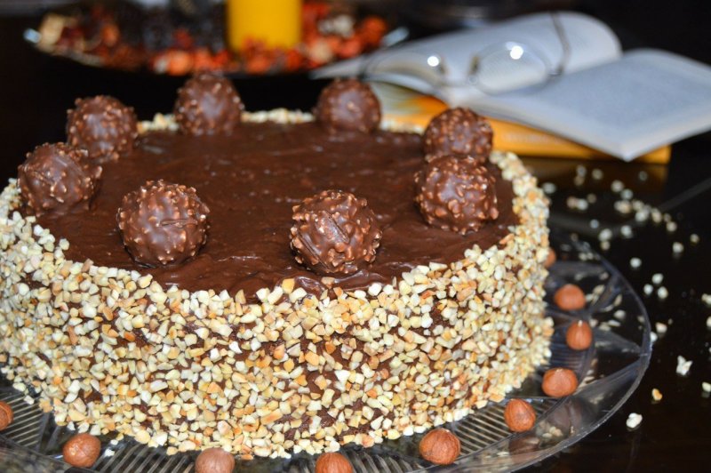 Ореховый торт с грецкими орехами