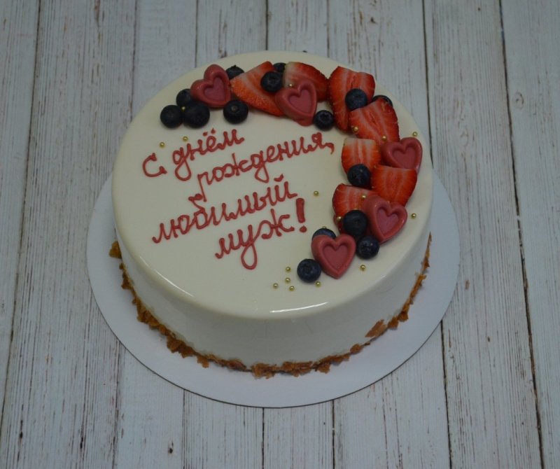 Украшение торта с потеками