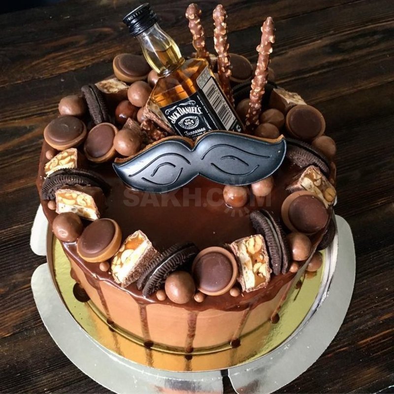 Торт для мужчины без мастики