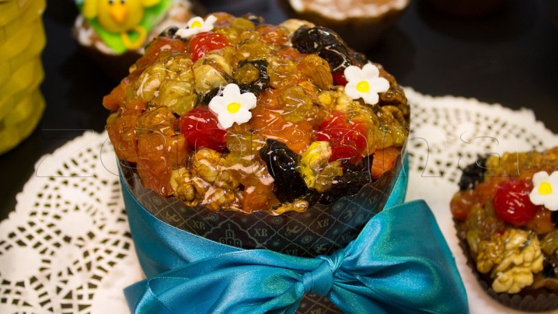 Творожный кулич на Пасху