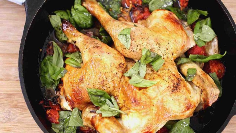 Цыпленок с овощами