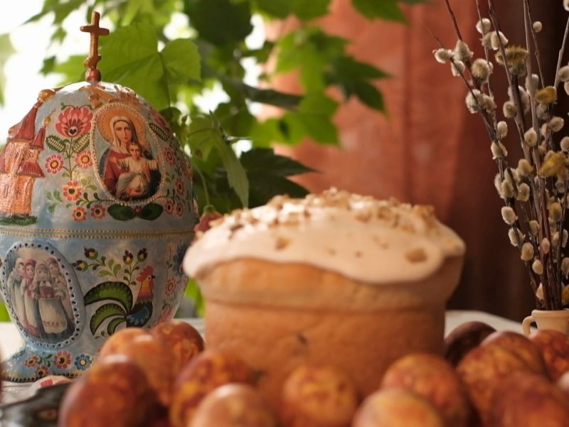 Старообрядческий Пасхальный кулич