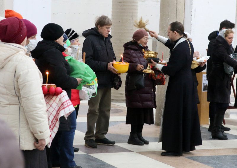Освящение пасхальных куличей