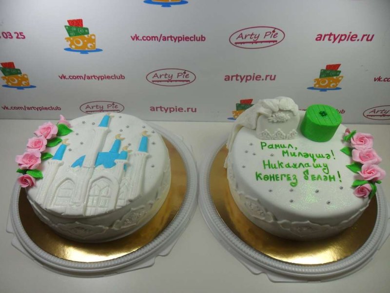 Свадебный торт черно белый