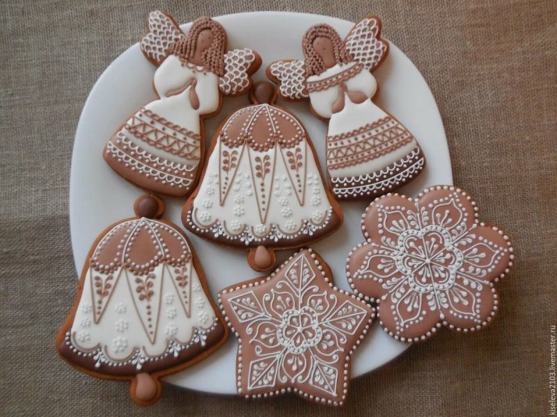 Красивые медовые пряники