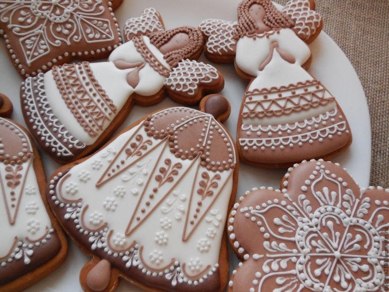 Пряники сердечки