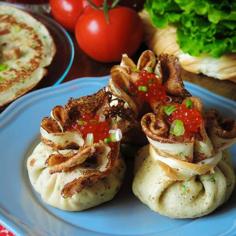 Закуски с блинами