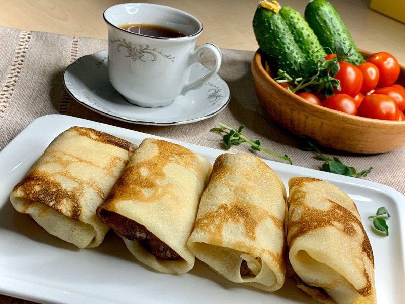 Фаршированные блины начинки