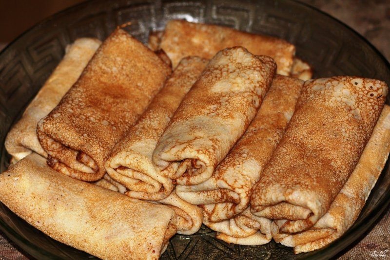 Блинчики с фаршем