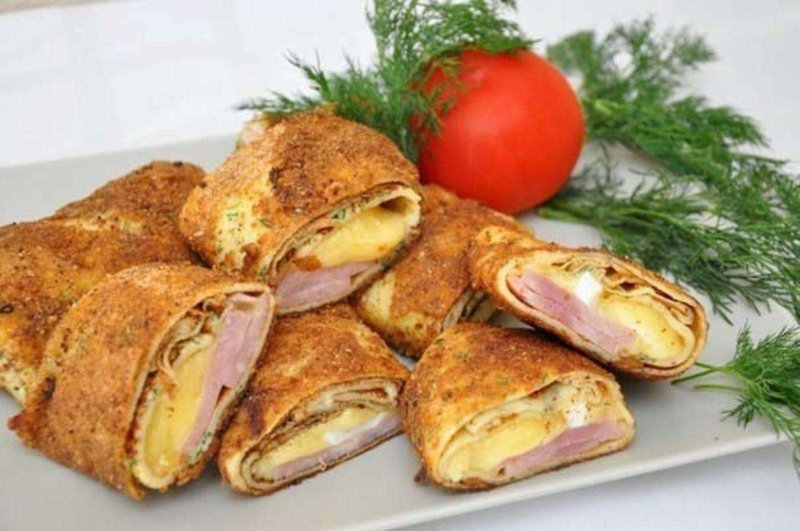 Блинные трубочки