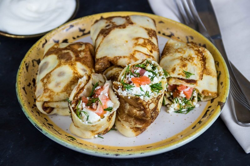Закуски с блинами