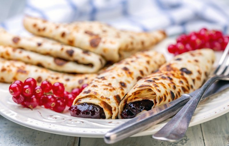Блинчики с мясом