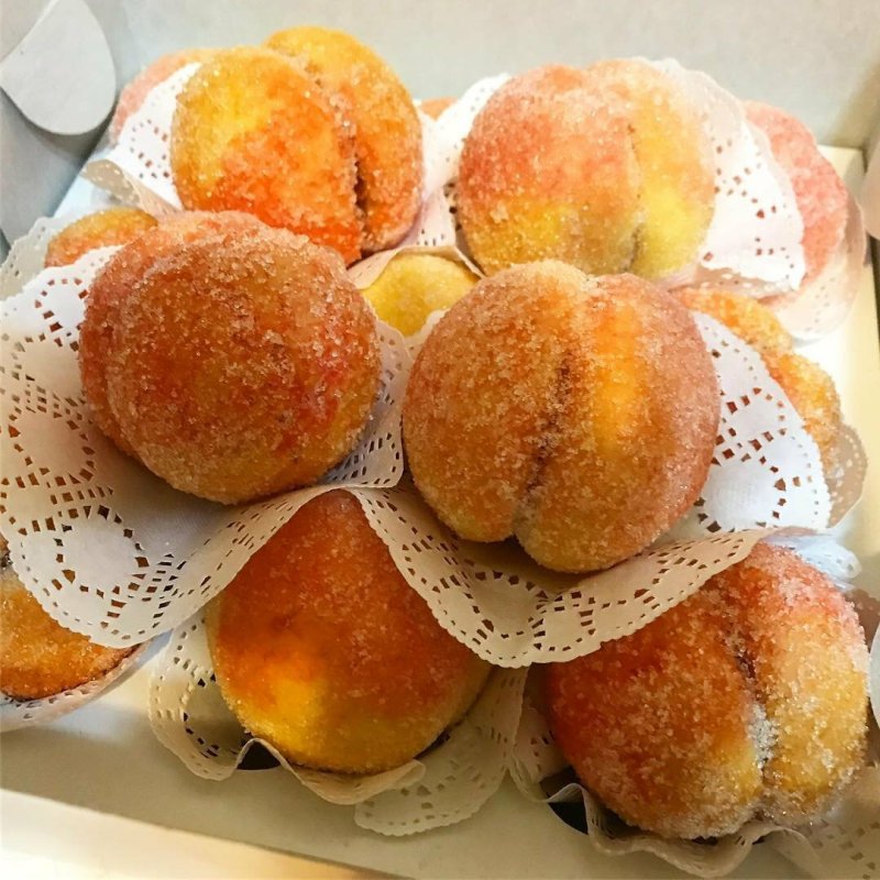 Персиковые булочки