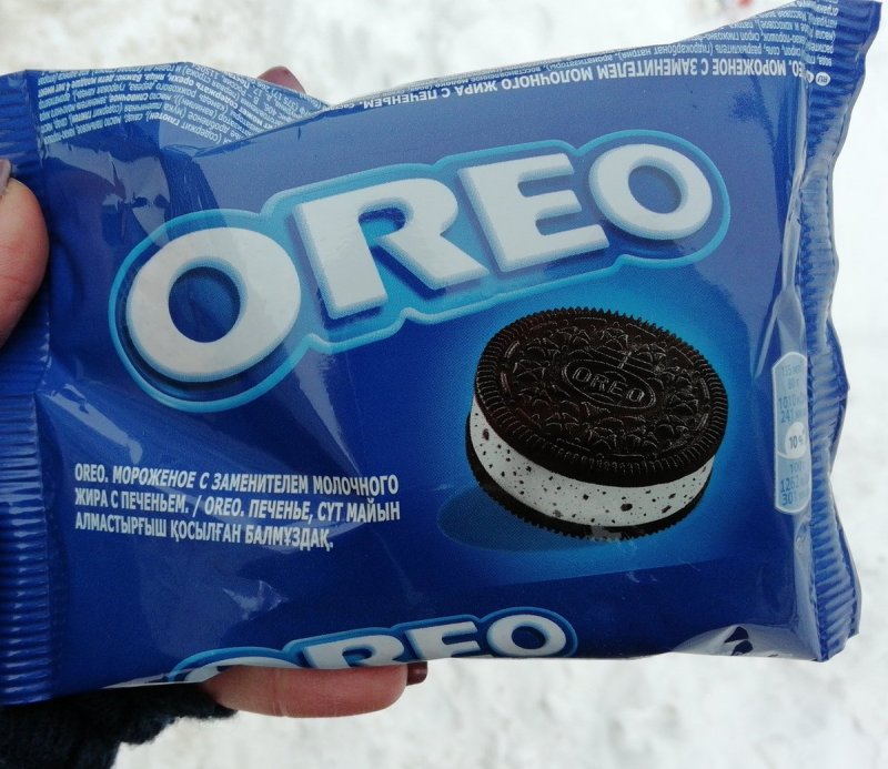 Мороженое Орео рожок
