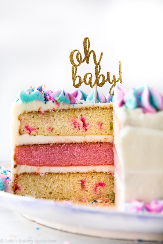 Gender Reveal Party торт