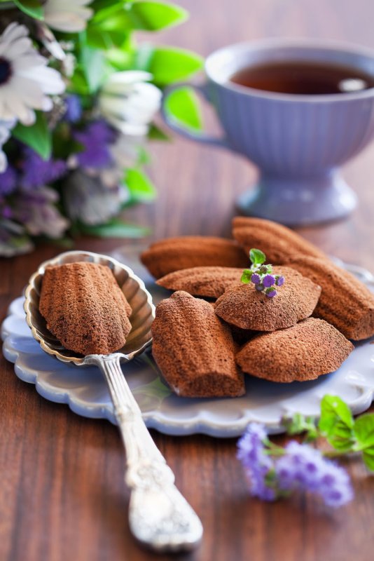 Чай с печеньками