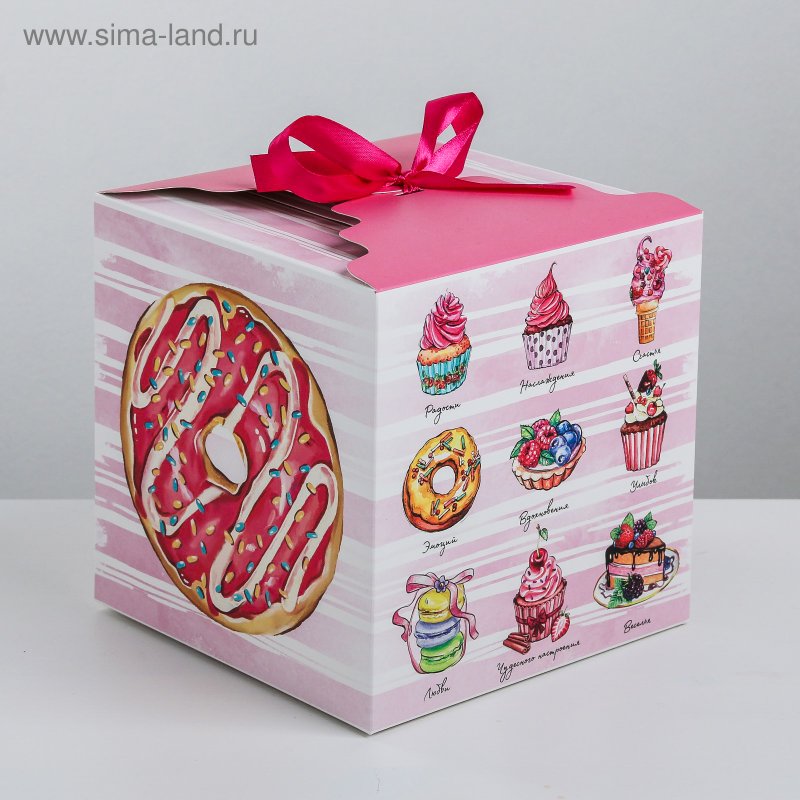 Пирожное в коробке