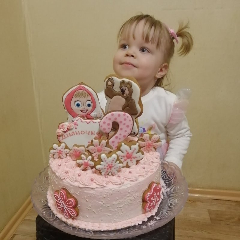 Торт для девочки 3 годика