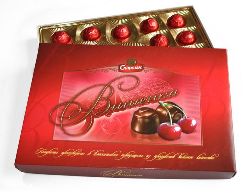 Конфеты "вишня в ликере" НГ 195г