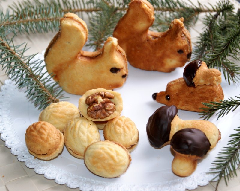 Орешки со сгущенкой классический