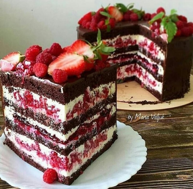 Малиновый мусс для торта