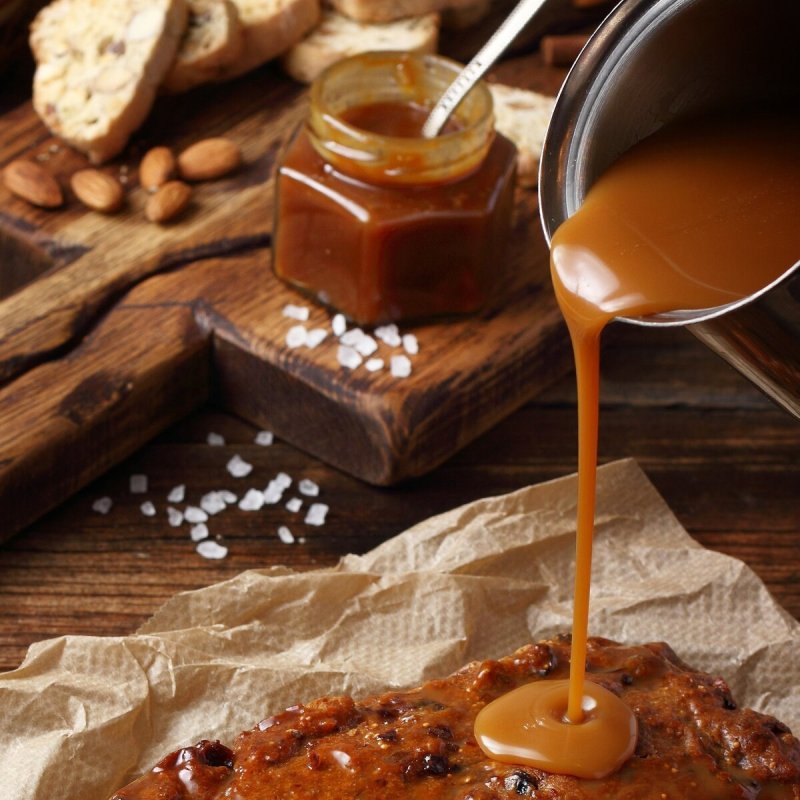 Брауни с соленой карамелью
