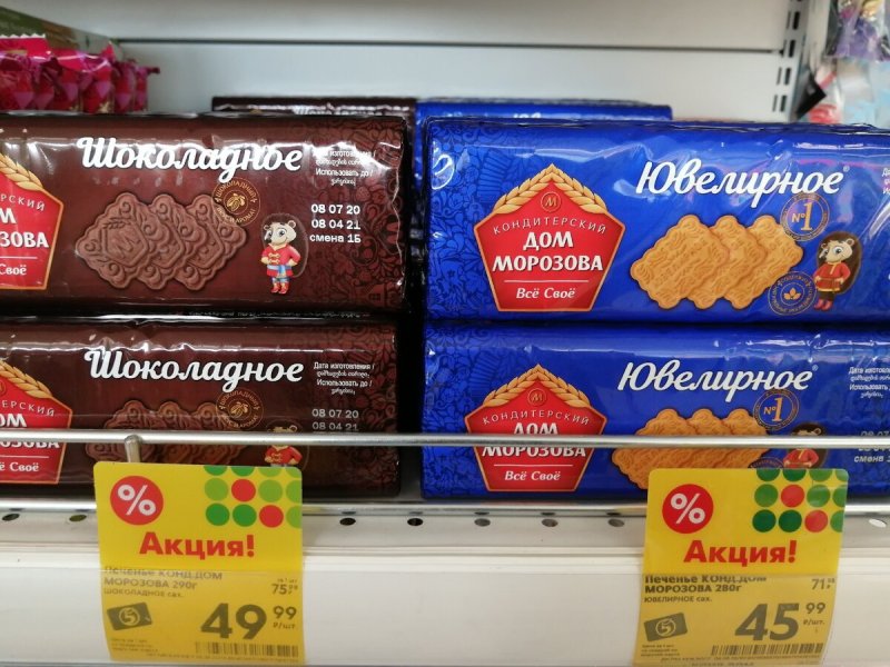 Торты в Пятерочке