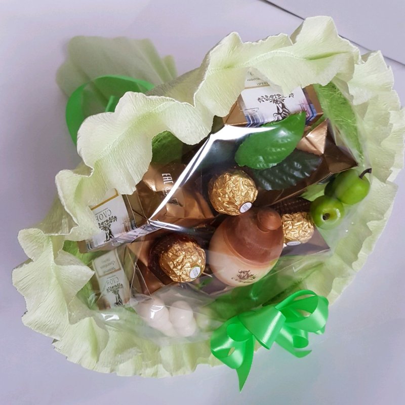 Красивые букеты из чая