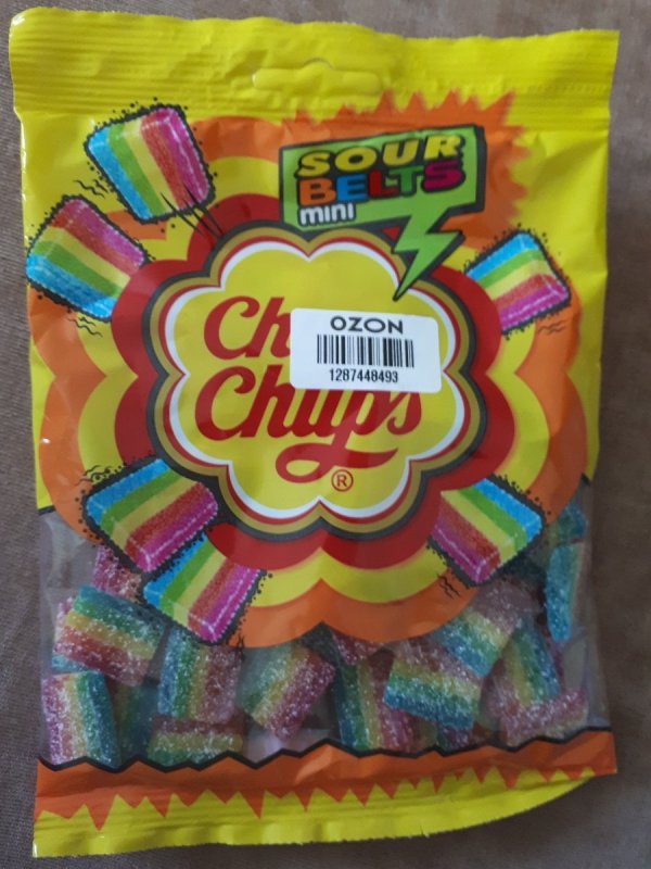 Жевательный мармелад chupa chups Sour Belts Mini