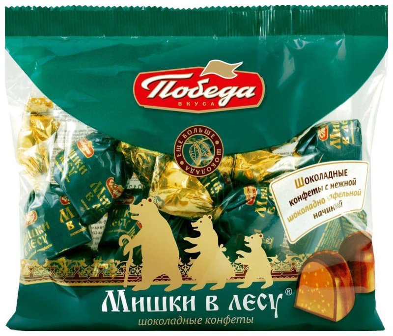 Шоколад мишки в лесу