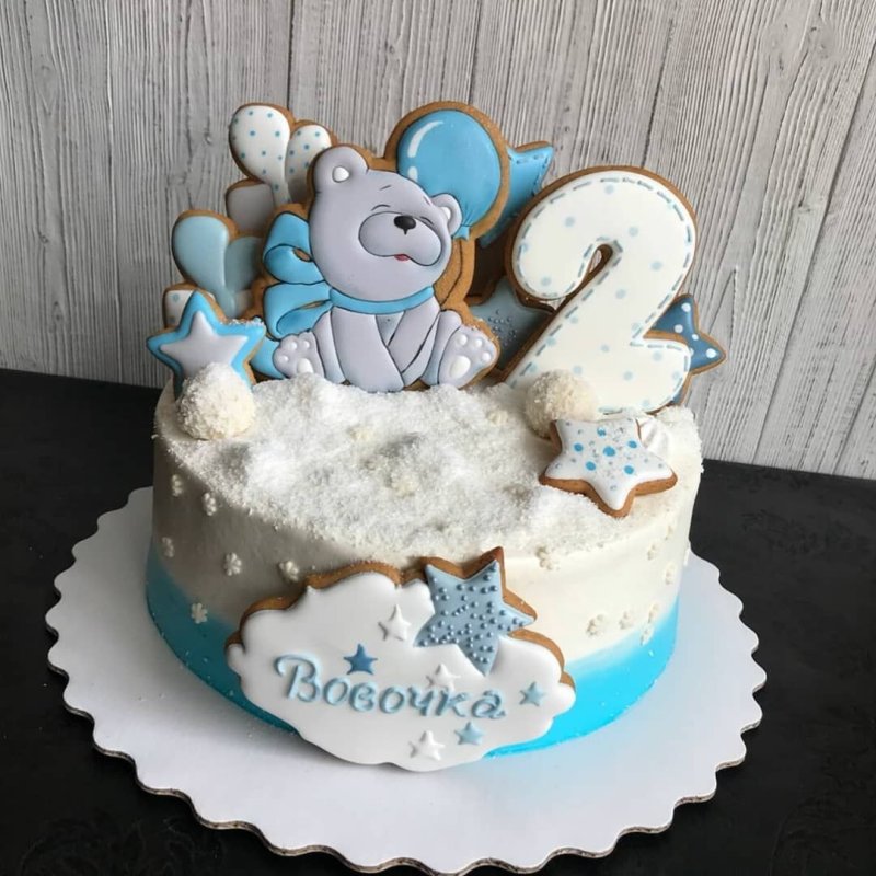Торт для мальчика без мастики