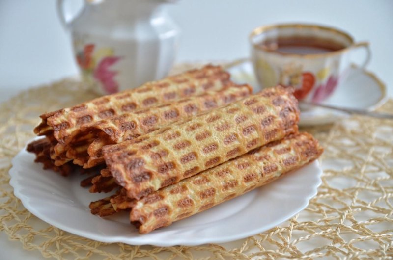 Вафельные трубочки рецепт