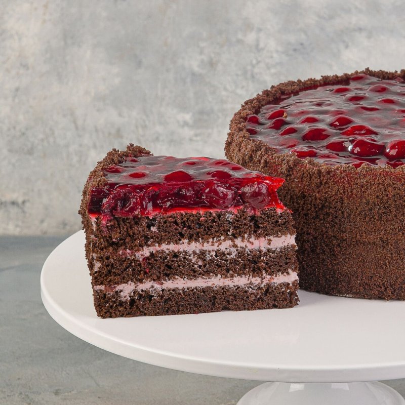 Торт "чёрный лес" (Black Forest Cake)