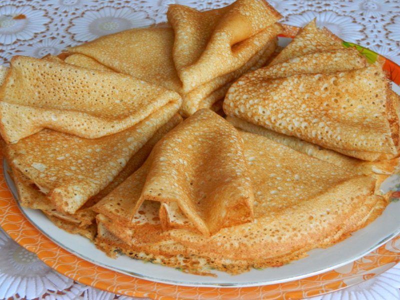 Тонкие блинчики