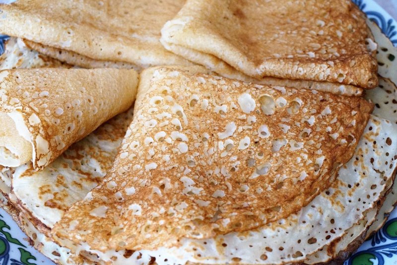 Блины на сыворотке