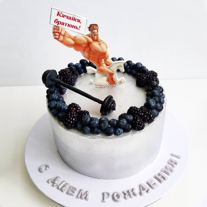 Торт на спортивную тематику