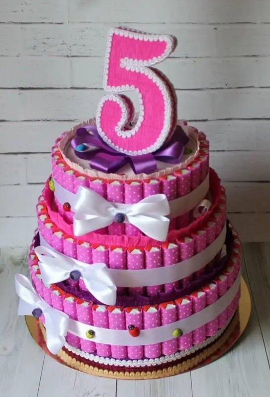 Торт для девочки 5 лет