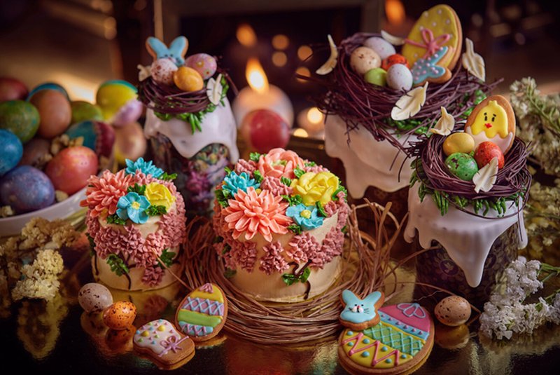 Украшение пасхальных куличей