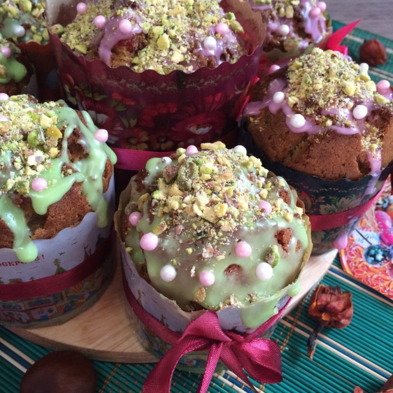 Стильный декор куличей